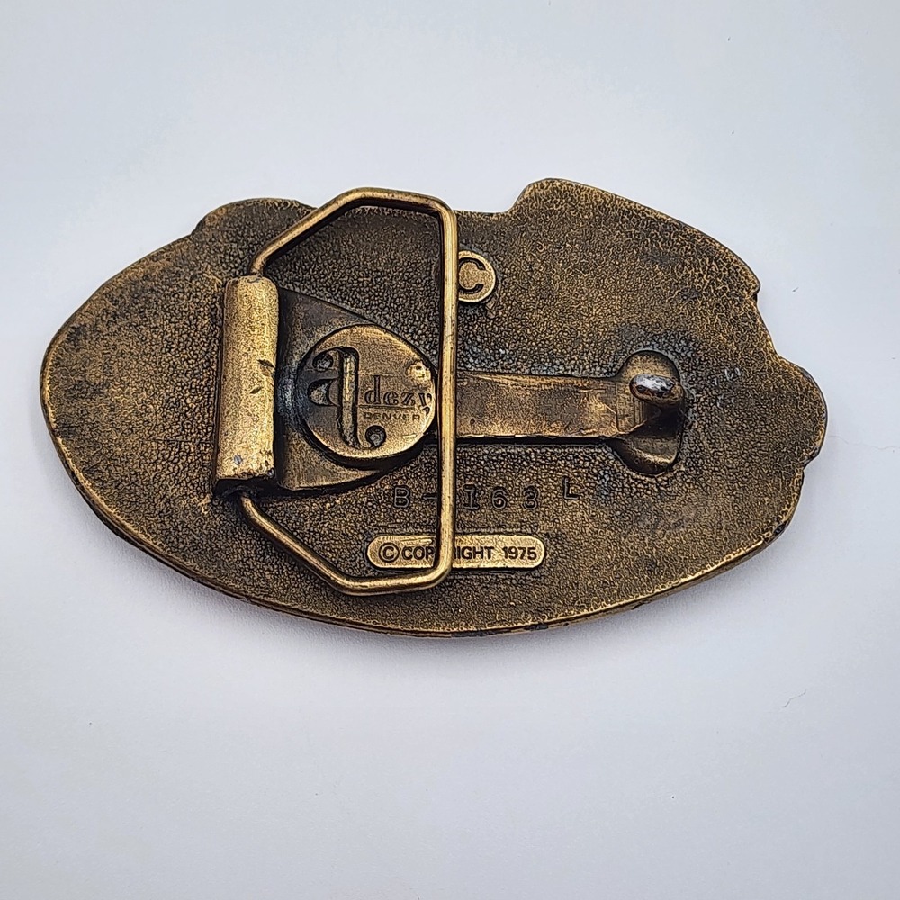 Vintage 1975 Rocky Mountain‎ High Colorado Belt Buckle Adezy Denver Western Wear - Picture 5 of 5